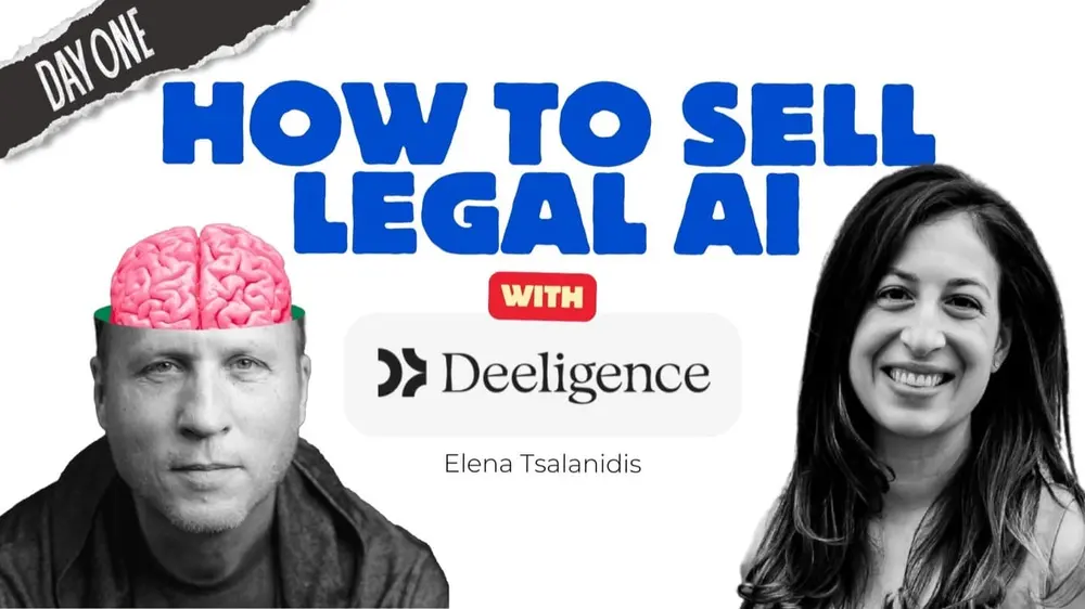 How to Stand Out in a Sea of AI Wrappers: Elena Tsalanidis on Selling B2B SaaS into Law Firms