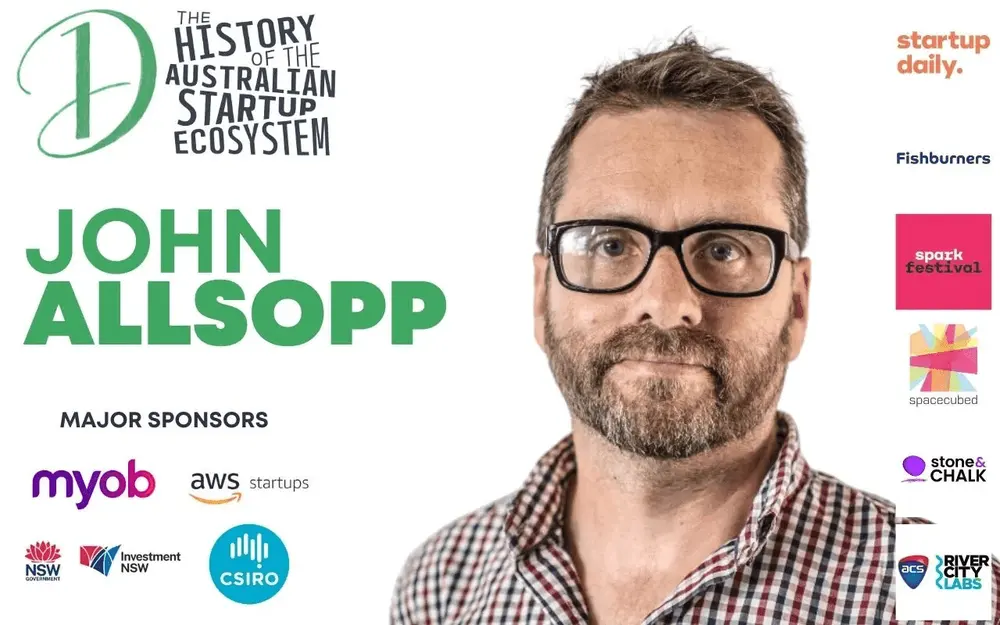 John Allsopp discusses the startup ecosystem’s evolution from a “community” to an “industry”